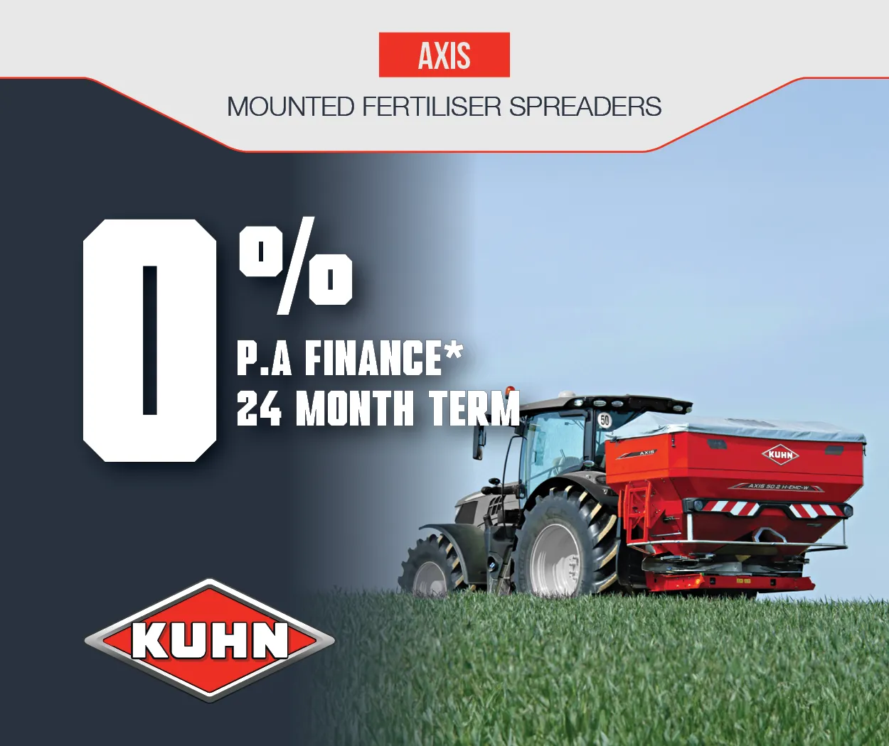 Kuhnounted Fertiliser Spreaders